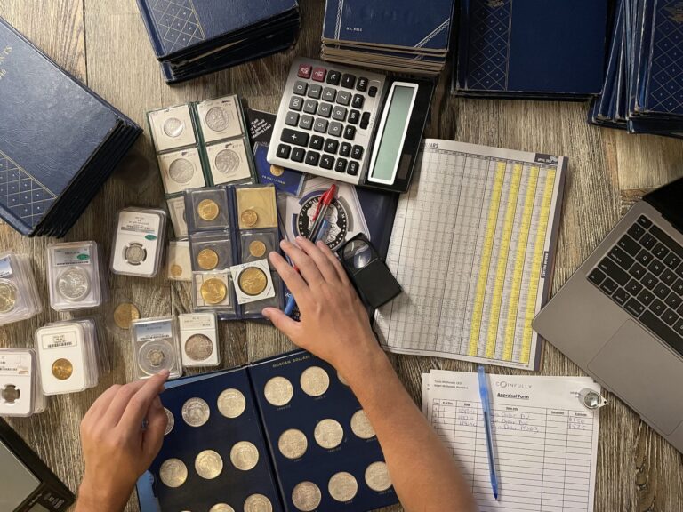Coin collection appraisal