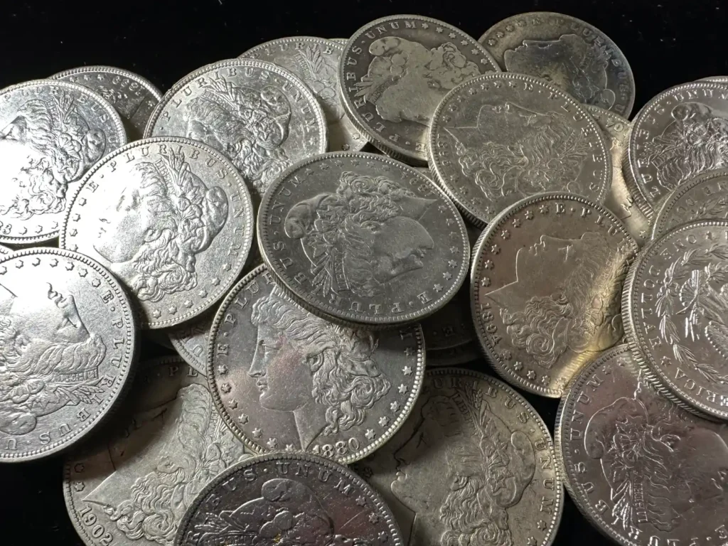 10 Most Valuable Morgan Dollars - Image of Morgan silver dollar on a table