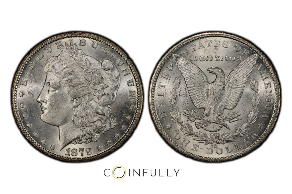 1879-CC Morgan Silver Dollar - Coinfully