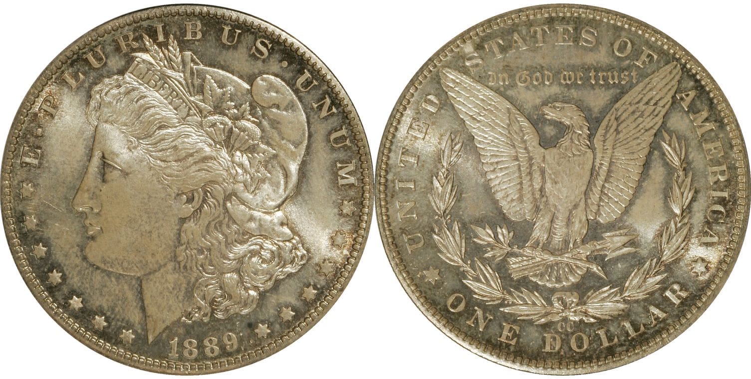 1889-CC Morgan Dollar