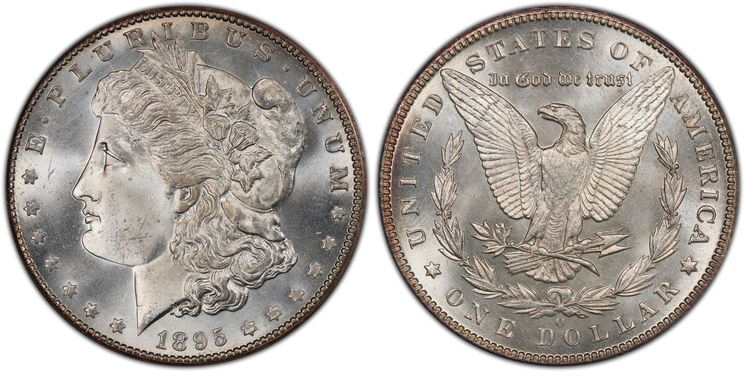 1895-O Morgan Dollar and 1895-S Morgan Dollar
