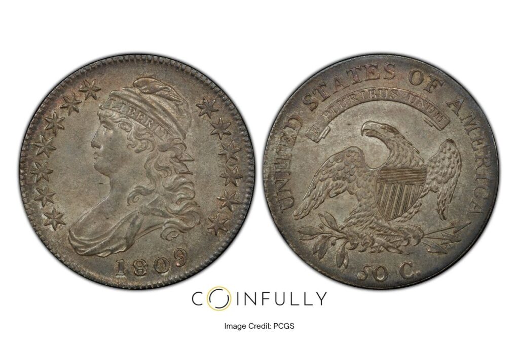 Valuable Silver Half Dollars - 1809 Capped Bust - Coinfully