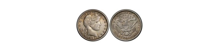 Valuable Barber Quarters - Detailed front and back views of a valuable 1892 Barber Quarter, highlighting its historical design and collector significance - Coinfully