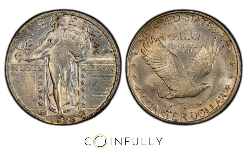 How To Tell if a Coin Is Silver: Simple Tests Every Collector Should Know 1 How To Tell if a Coin Is Silver Testing Options - 1928 Standing Liberty Quarter - Coinfully