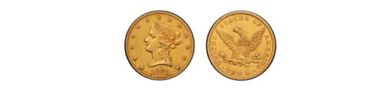 How To Sell Gold Coins - 1861 Gold Coin - Coinfully