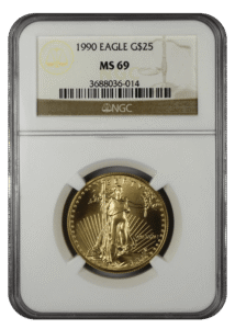 How To Sell Gold Coins - 1990 MS69 gold piece