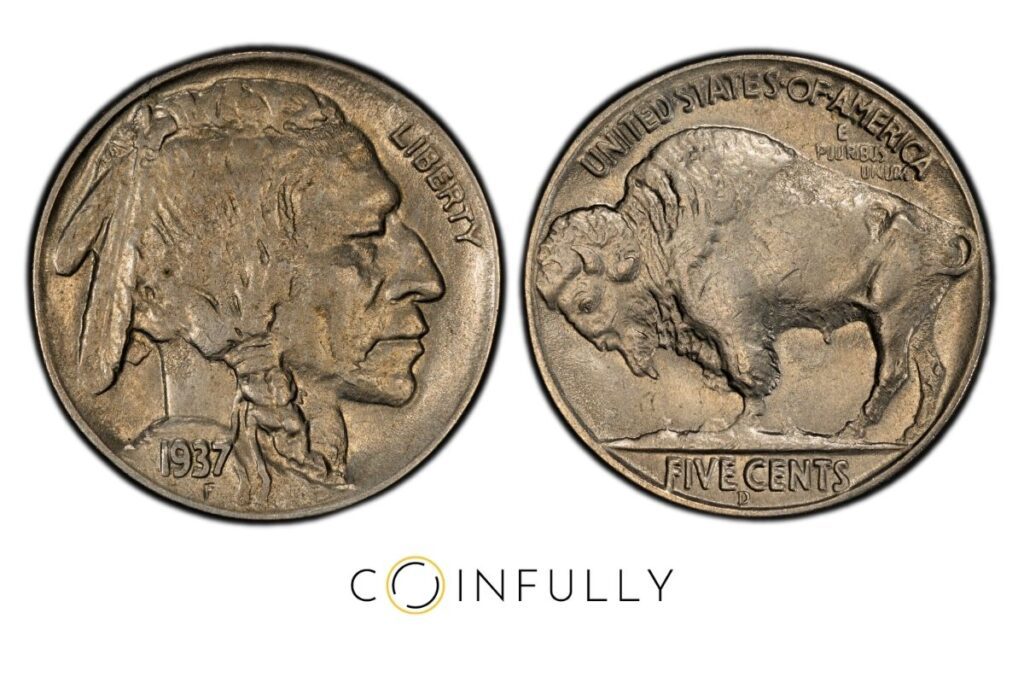 How To Sell Buffalo Nickels (1913–1938) for Top Prices 1 How To Sell Buffalo Nickels - 1937-D 3 Legs Buffalo Nickel - Coinfully
