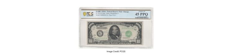 Where To Sell Old Paper Money - 1934A 1000 Banknote - Coinfully