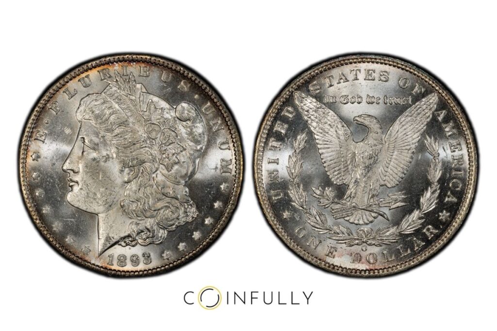 1893-O Morgan Silver Dollar - Coinfully
