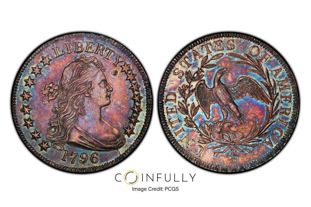 1796 Draped Bust Half Dollar Small Eagle - Coinfully