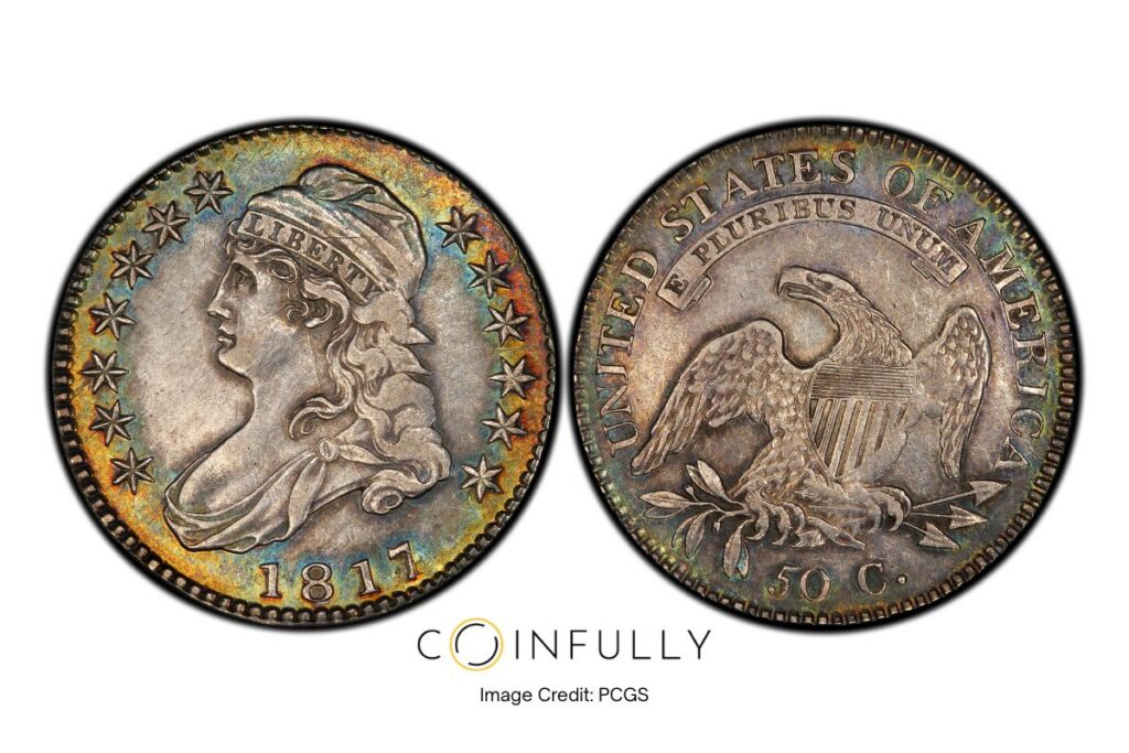 1817/4 Capped Bust Half Dollar - Coinfully