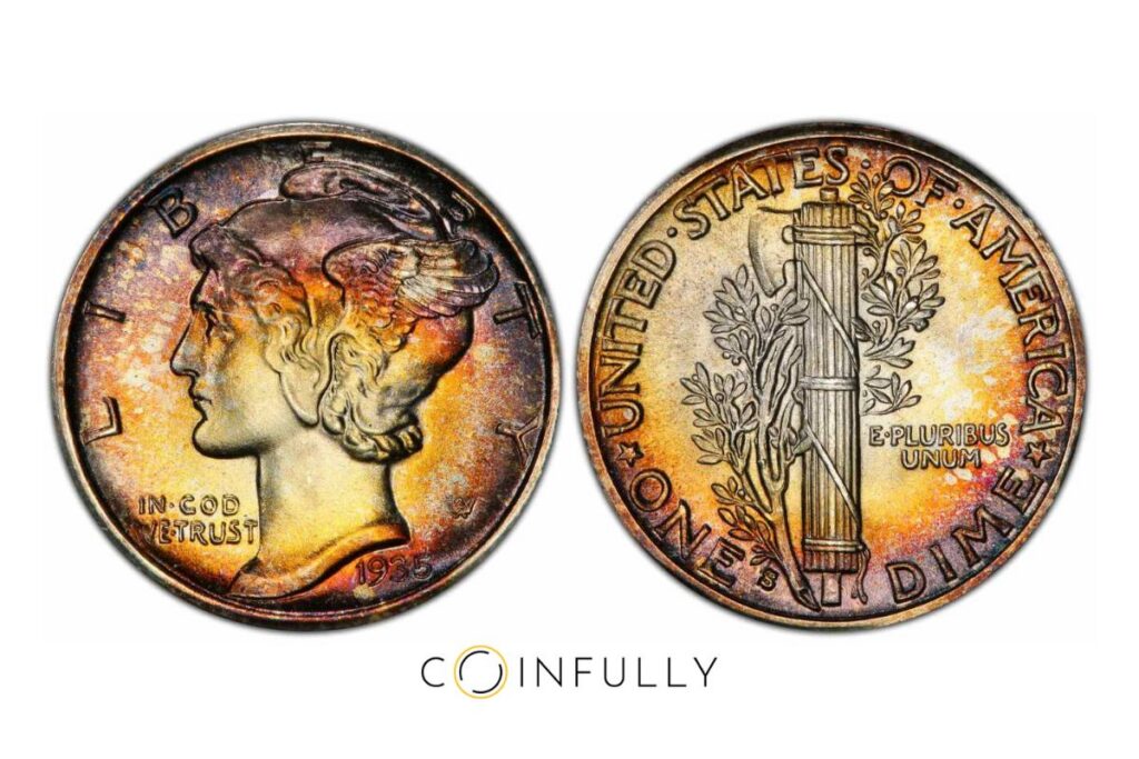 1935-S Mercury Dime - Coinfully