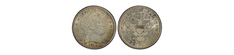 How Much Is Your Inherited Coin Collection Worth - 1911D Barber Quarter - Coinfully
