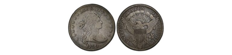 Coin Appraisal Guide - 1799 Bust Dollar Coin - Coinfully