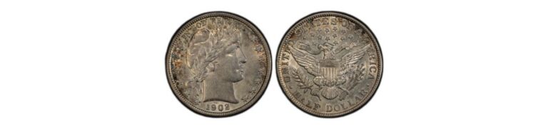 Silver Coin Appraisal - 1902 Barber Half Dollar - Coinfully