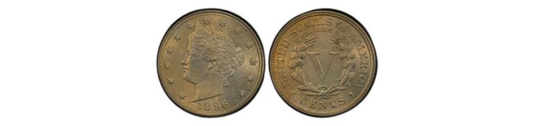 What To Bring to a Coin Appraisal - 1896 Liberty V Nickel - Coinfully