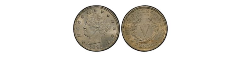 Inherited a Coin Collection - 1892 Liberty V Nickel - Coinfully