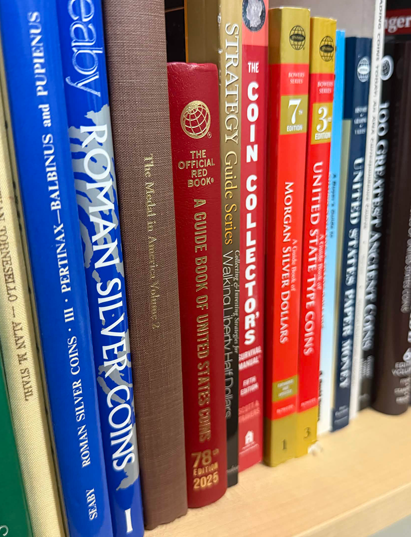 Numismatic library books