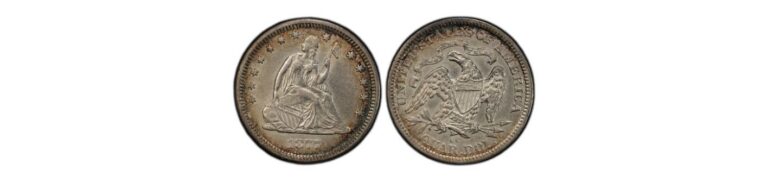 Can Coins Trade Below Melt Value - 1877 CC Seated Liberty Quarter - Coinfully